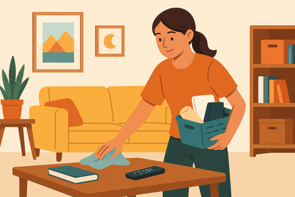 Como manter a casa organizada com apenas 10 minutos por dia