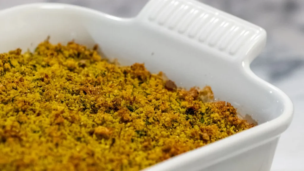 Uma receita diferente de Bacalhau com broa e espinafres