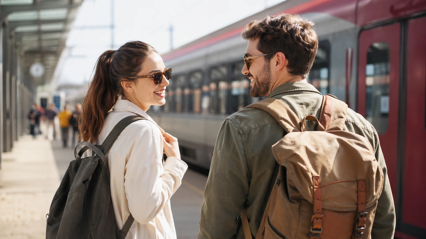 Pessoas a preparar uma escapadinha curta em Portugal durante a primavera