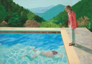 Imagem da obra "Portrait of an Artist (Pool with Two Figures)" de David Hockney