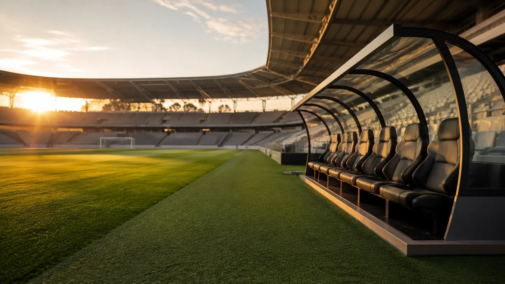 Banco técnico vazio num estádio simboliza a escolha do novo selecionador de Portugal